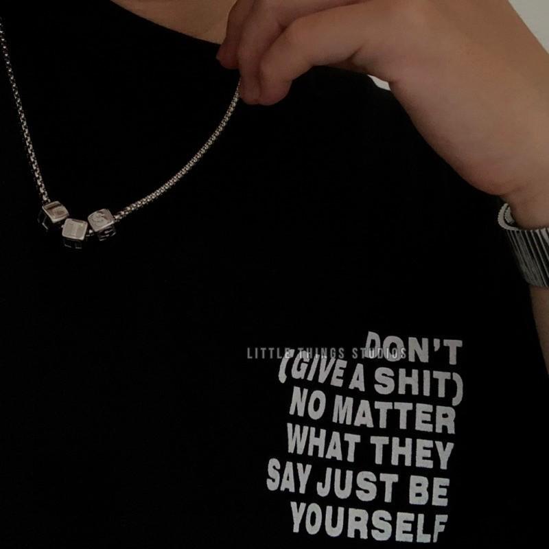 最後現貨特價 客製化 實拍 字母方塊項鍊 鈦鋼 字母 對鍊-細節圖7