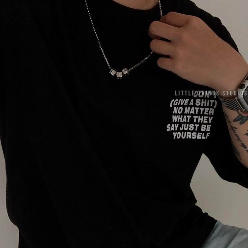 最後現貨特價 客製化 實拍 字母方塊項鍊 鈦鋼 字母 對鍊-細節圖8