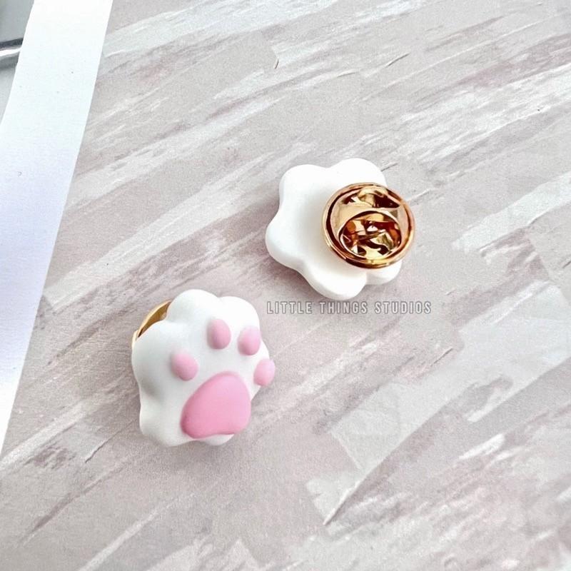 現貨 實拍 貓蹼徽章 貓掌 胸章 喵 貓咪 貓奴 療癒 徽飾-細節圖3