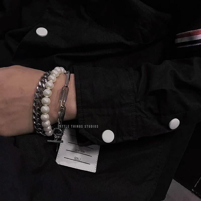 現貨 迴紋針 316L 醫療鋼 手鍊 可拆解 情侶 手鏈 SW018-細節圖7