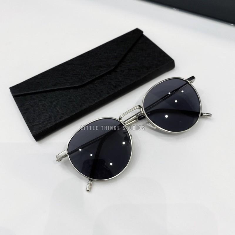 現貨 實拍 折疊三角眼鏡盒 眼鏡盒 荔枝皮 收納盒 旅遊必備  SGC008-細節圖4