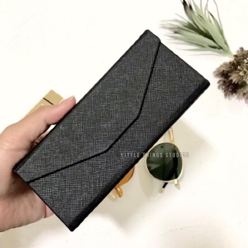 現貨 實拍 折疊三角眼鏡盒 眼鏡盒 荔枝皮 收納盒 旅遊必備  SGC008-細節圖7