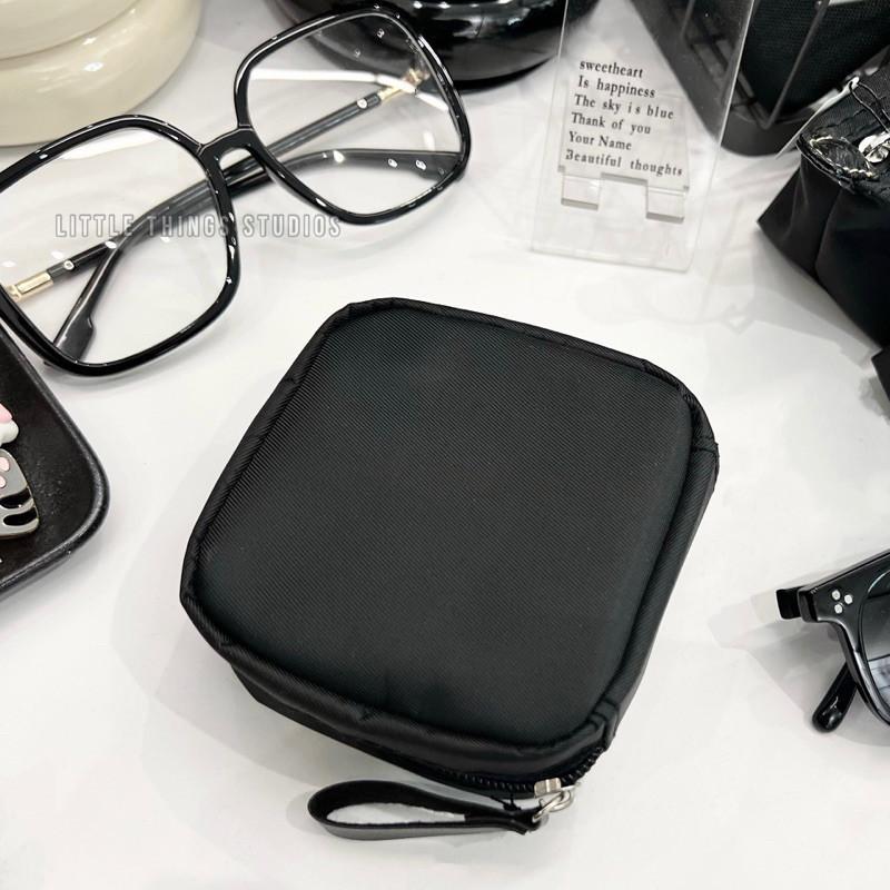 現貨 實拍 正方收納包 化妝包 飾品包 旅行 便攜 收納包 口紅包-細節圖8