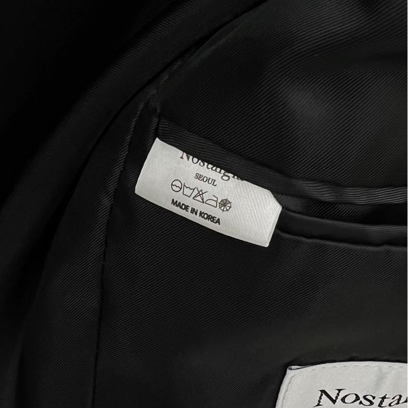 現貨 實拍 韓國製  完美身形 西裝 男生西裝 外套 卡其 長褲 剪裁 微腰身 正式 套裝-細節圖5