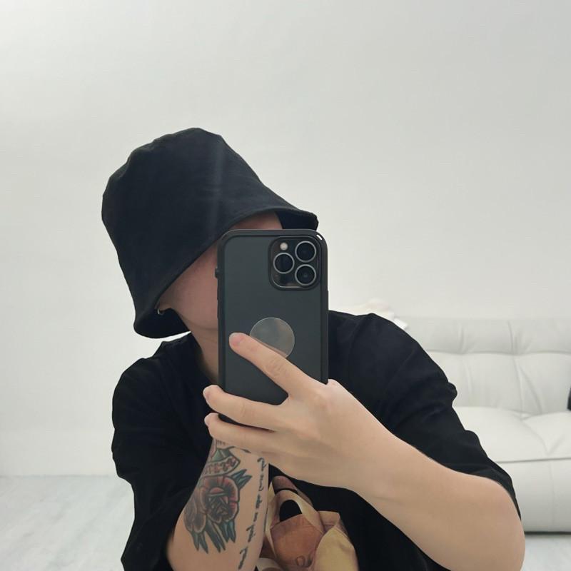 現貨 實拍 韓國製 2色 棉麻漁夫帽 極輕量 遮臉帽 遮陽 韓國帽子 韓國帽-細節圖3