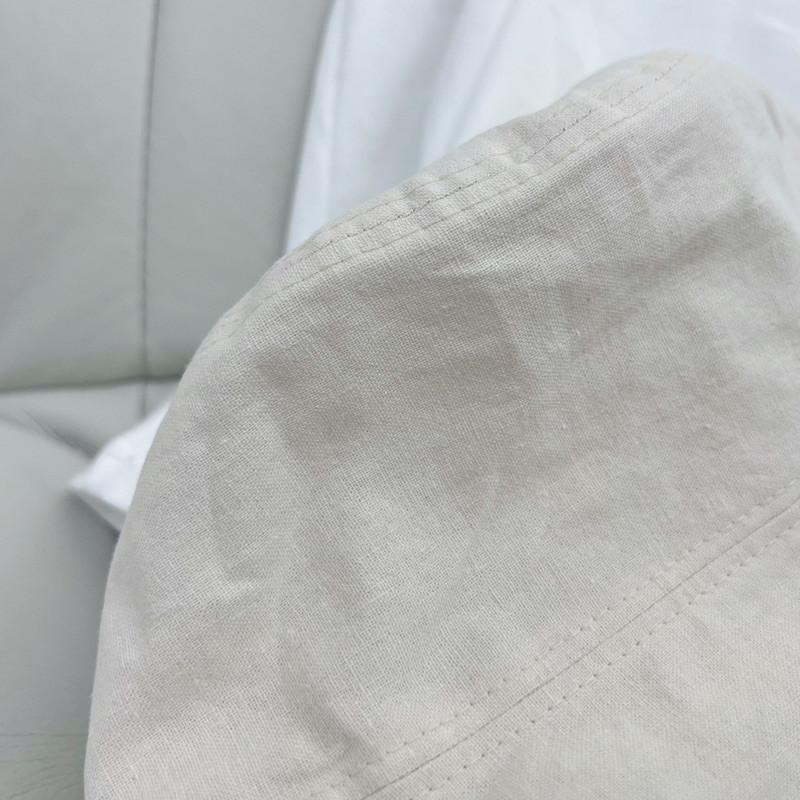 現貨 實拍 韓國製 2色 棉麻漁夫帽 極輕量 遮臉帽 遮陽 韓國帽子 韓國帽-細節圖4