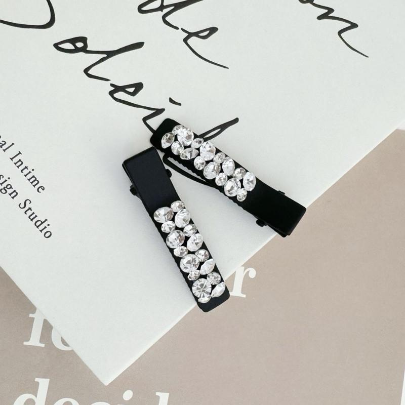 現貨 有實拍 滿鑽小髮夾 碎鑽 髮夾 水鑽 小夾子 髮飾 亮鑽-細節圖5