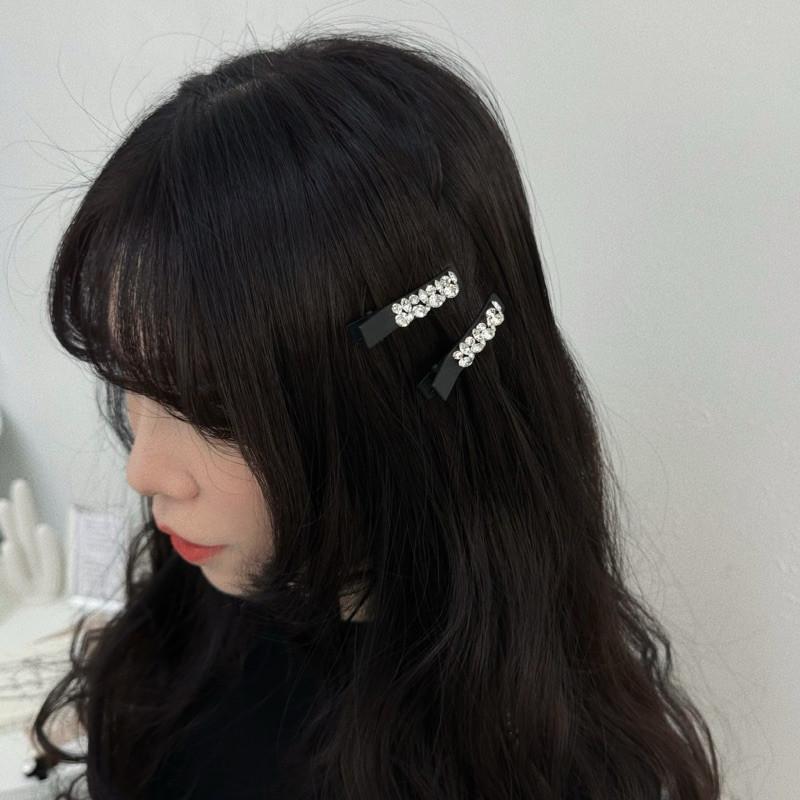 現貨 有實拍 滿鑽小髮夾 碎鑽 髮夾 水鑽 小夾子 髮飾 亮鑽-細節圖8