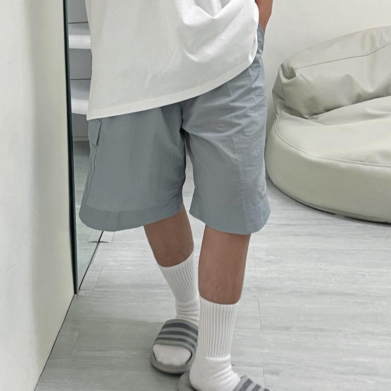 現貨 實拍 韓國製 大口袋機能短褲 五分褲 運動 輕量-細節圖4