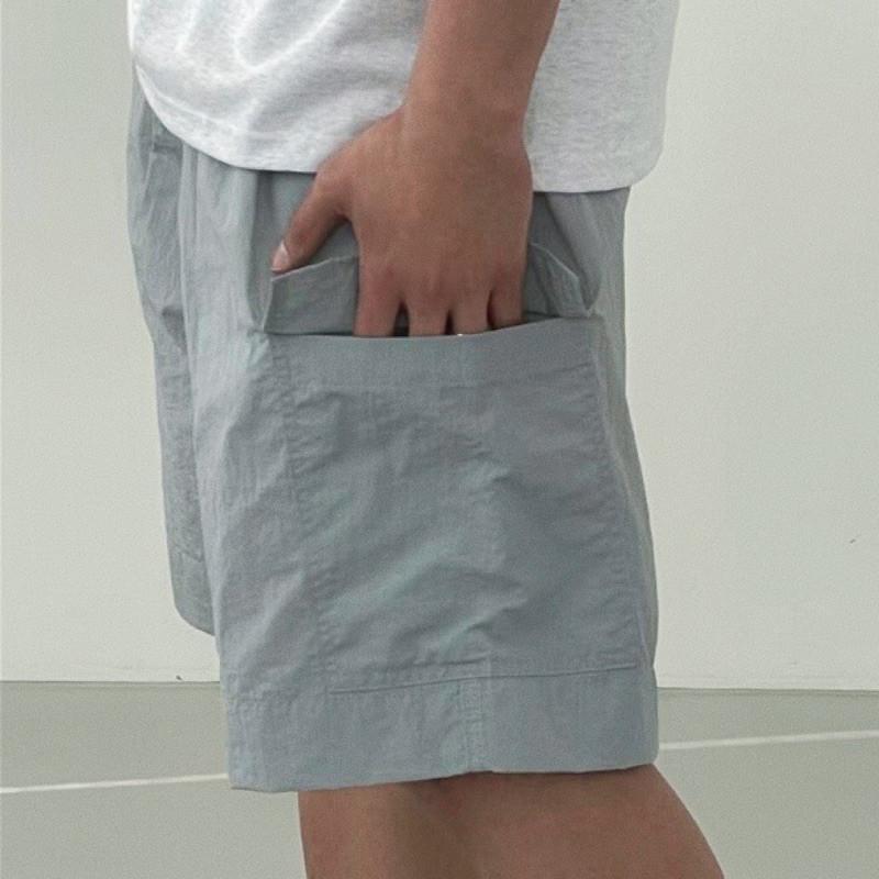 現貨 實拍 韓國製 大口袋機能短褲 五分褲 運動 輕量-細節圖5