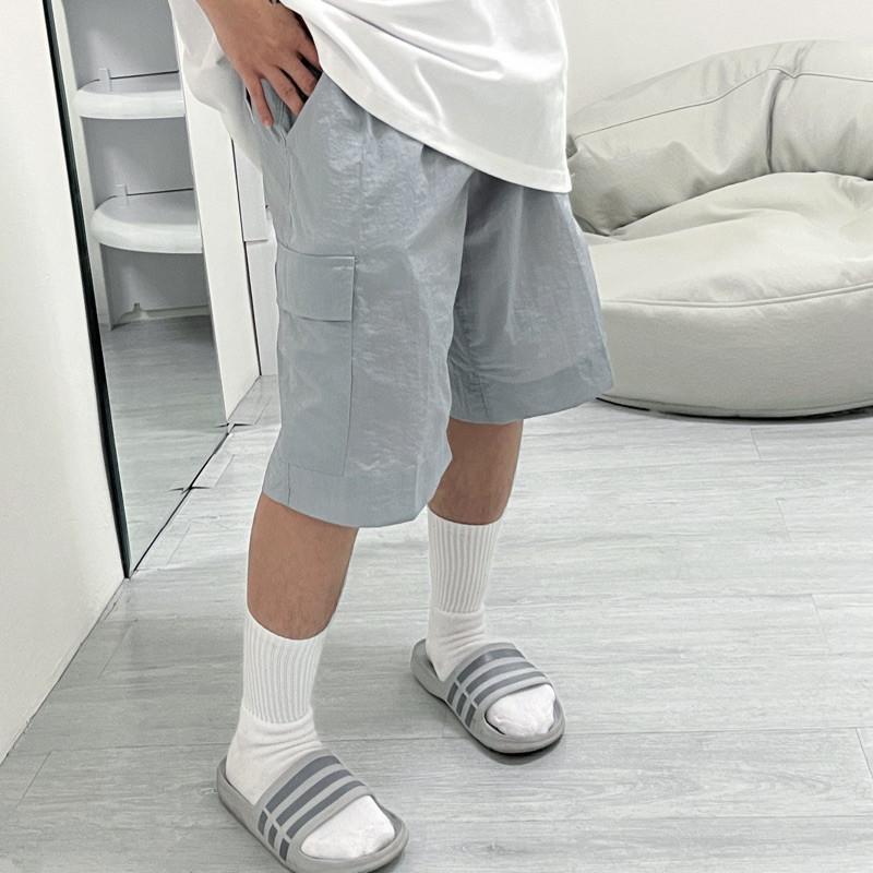 現貨 實拍 韓國製 大口袋機能短褲 五分褲 運動 輕量-細節圖6