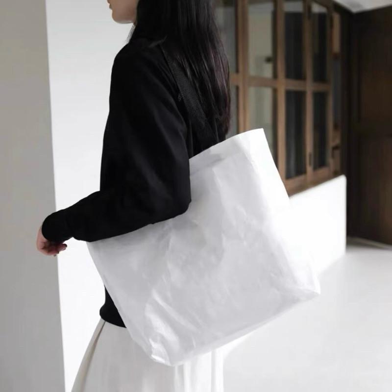 現貨 3色 防水購物袋 防水袋 環保袋 透明提袋 PP-細節圖4