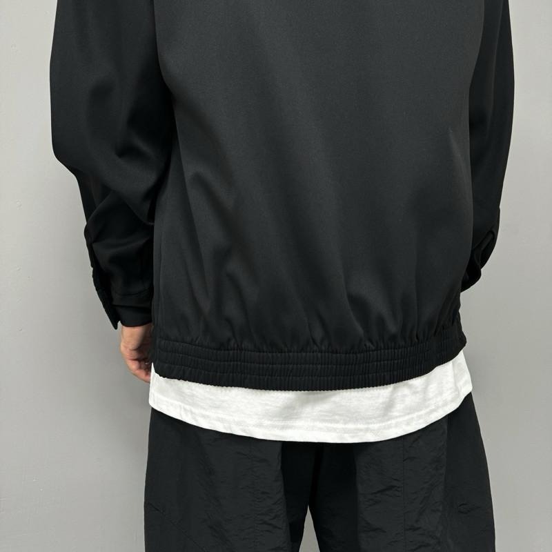 現貨 實拍 黑色 哈靈頓 美式 夾克 外套 男 秋冬 飛行外套 SJ004_1-細節圖7