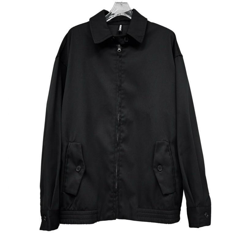 現貨 實拍 黑色 哈靈頓 美式 夾克 外套 男 秋冬 飛行外套 SJ004_1-細節圖8