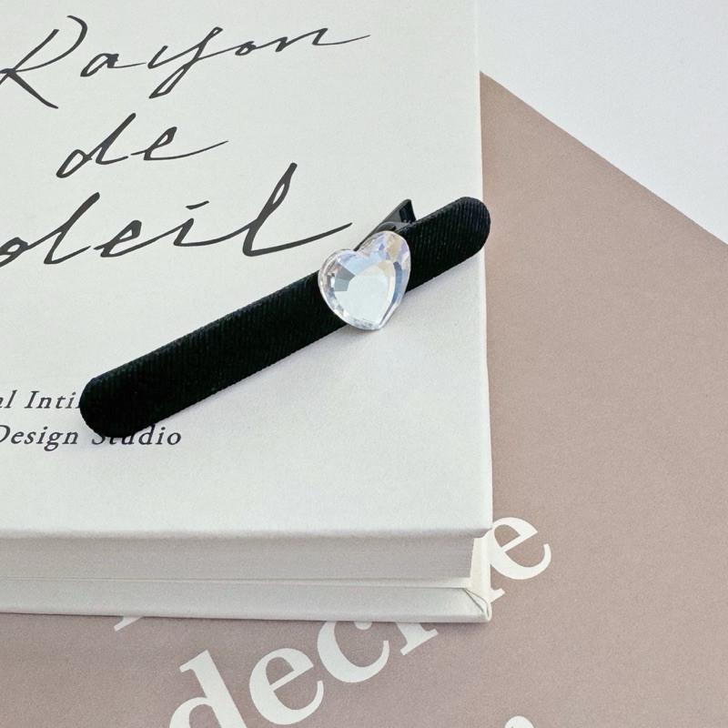 現貨 實拍 愛心切面 亮鑽 髮夾 愛心 心型 水鑽 韓系 造型 髮飾-細節圖8