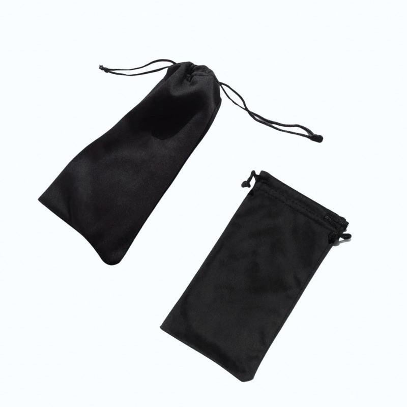 現貨 超細纖維 眼鏡布 眼鏡袋 擦拭布 螢幕擦拭布 黑色-細節圖3