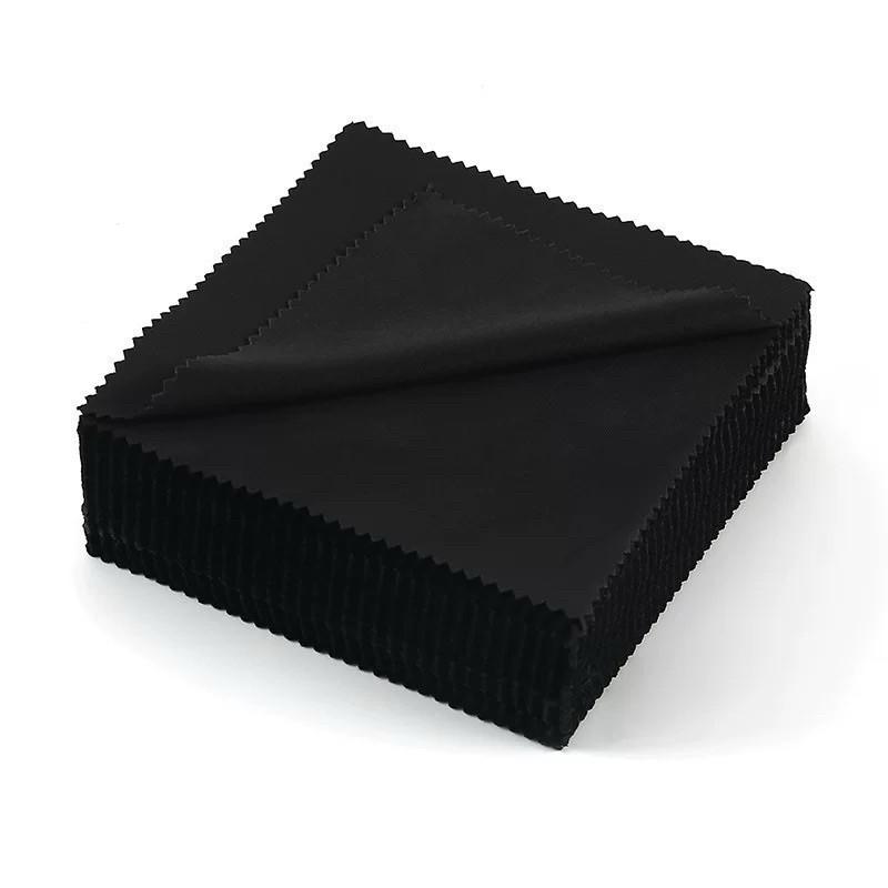 現貨 超細纖維 眼鏡布 眼鏡袋 擦拭布 螢幕擦拭布 黑色-細節圖6