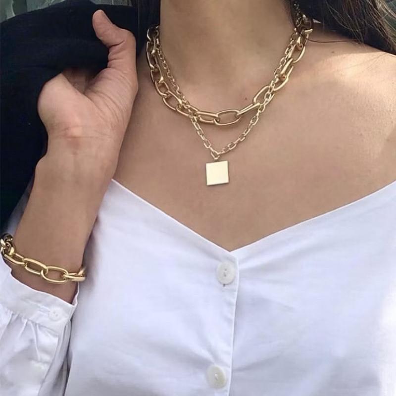 現貨 金色 OT扣環 粗鍊 橢圓 手鍊 歐美 美式 單鍊 男 女-細節圖7