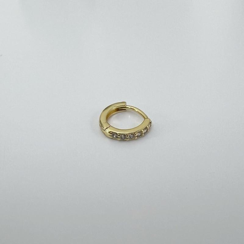 現貨 實拍 小閃鑽耳圈 鋯石 排鑽 耳環 男-細節圖8