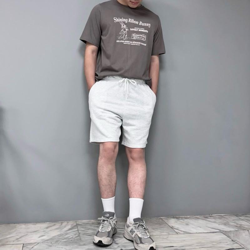 現貨 實拍 韓國製 灰咖 Ribon Bunny 兔子哥 短tee 短袖 上衣 字母 情侶 ST023_1-細節圖7