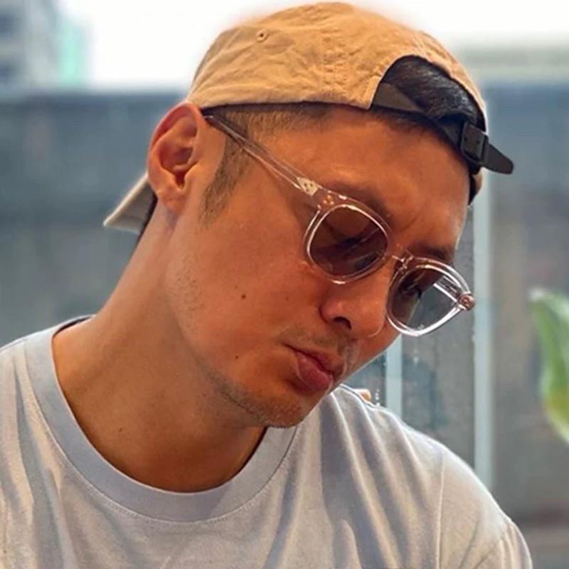 現貨 實拍 3色 六叔同款 余文樂 眼鏡 男 六叔 墨綠TR90 高彈力樹脂-細節圖4