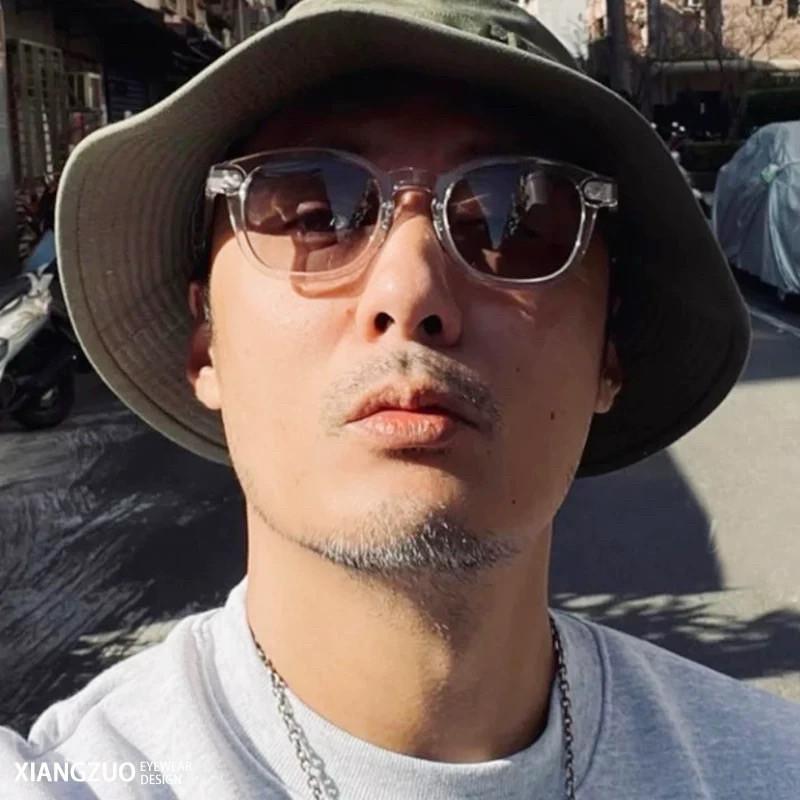 現貨 實拍 3色 六叔同款 余文樂 眼鏡 男 六叔 墨綠TR90 高彈力樹脂-細節圖5