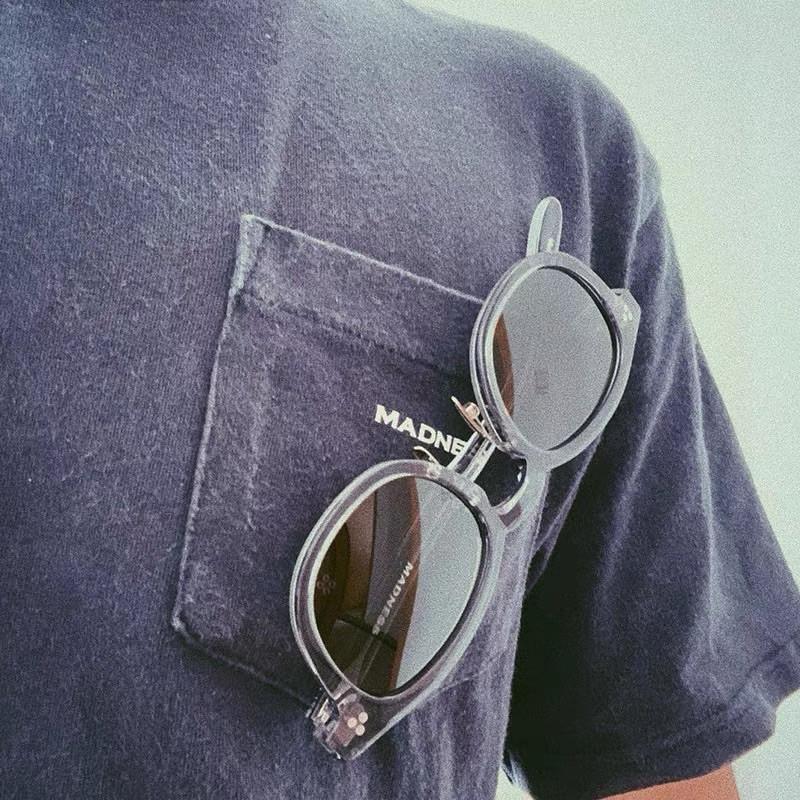 現貨 實拍 3色 六叔同款 余文樂 眼鏡 男 六叔 墨綠TR90 高彈力樹脂-細節圖8