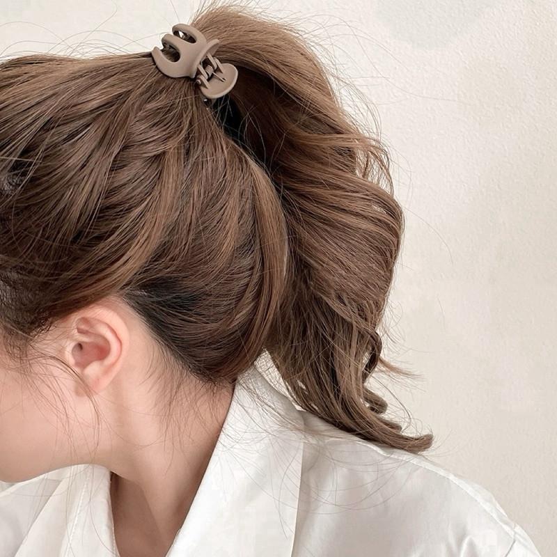 現貨 實拍 4色 高馬尾小抓夾 髮夾 增髮量 瀏海夾 高馬尾 神器 髮飾 GHA017-細節圖2