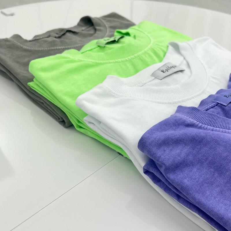 現貨 實拍 4色 韓國製 水洗暈染 男生 寬鬆 長版 tee-細節圖3