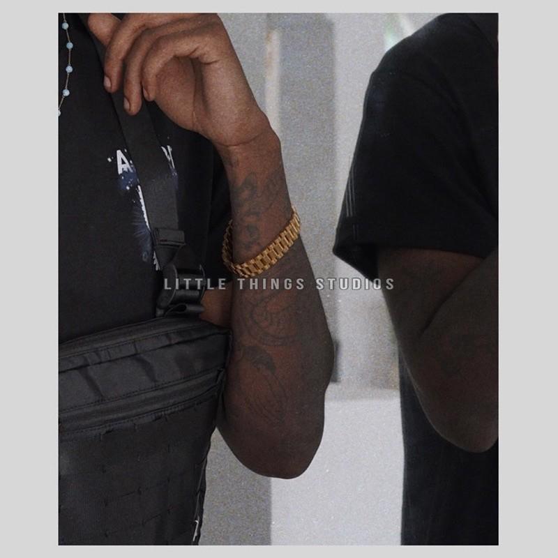 現貨 金 鈦鋼錶帶手鏈 錶鏈 手鍊 可調 手環 寬鏈-細節圖3