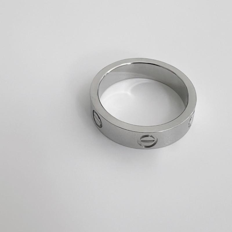 現貨 實拍 一字釘 簡約 寬戒 鈦鋼 戒指 高級 質感 品牌對戒-細節圖3