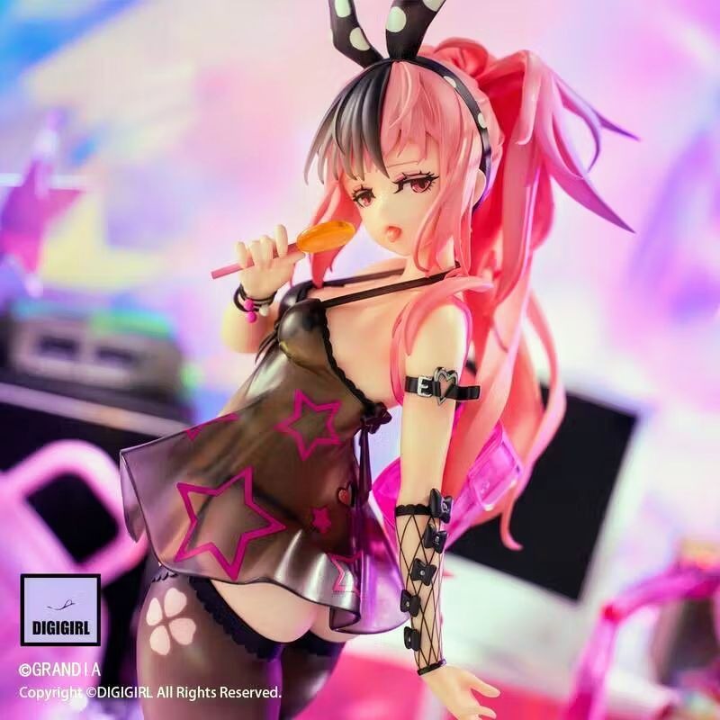 【艾模玩】全新現貨 正版 DIGIGIRL Grandia元 原畫 高跟鞋&棒棒糖 1/6 完成品-細節圖2