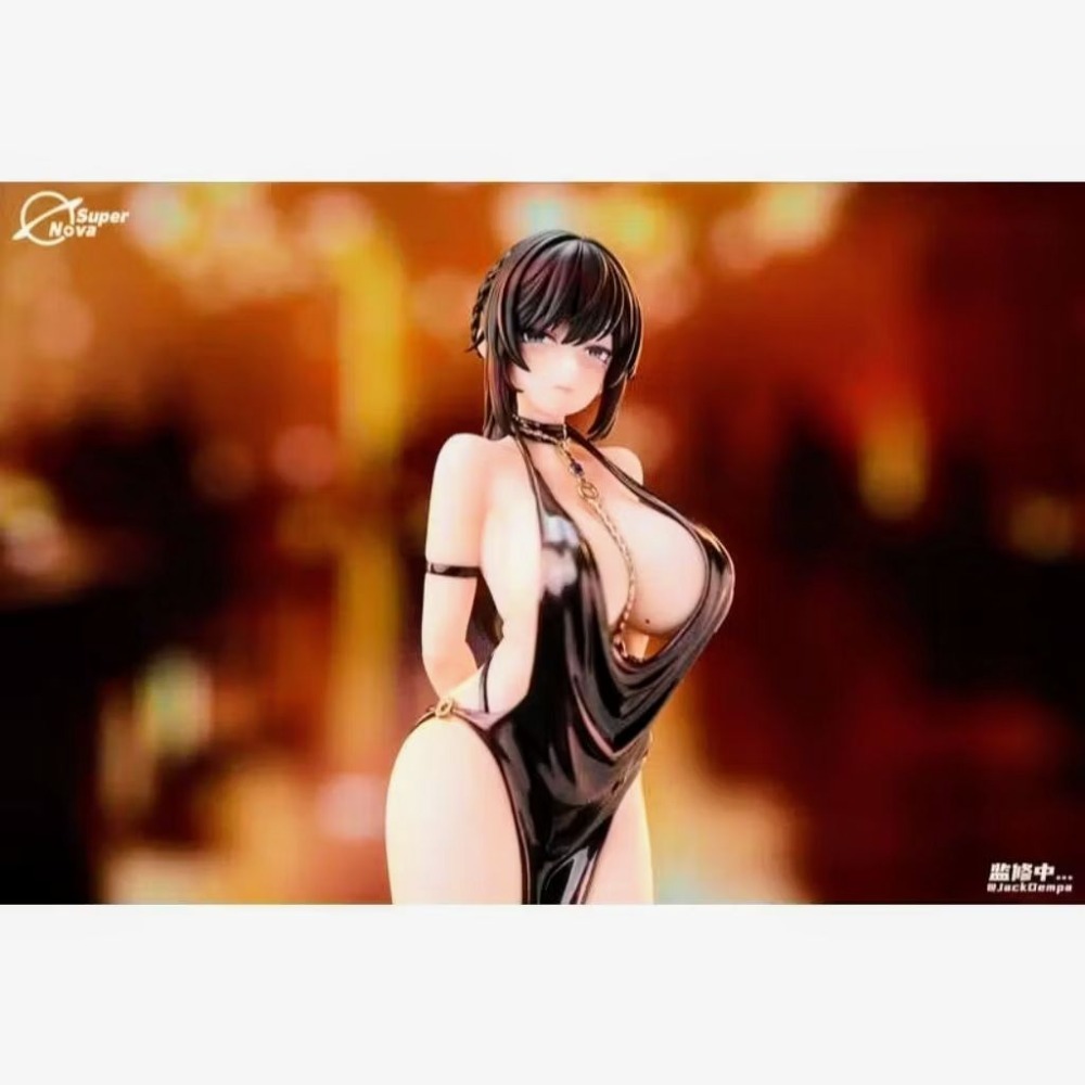 【艾模玩】全新現貨 正版 Super Nova 弱電波 宮前詩帆 禮服派對 洋裝派對 PVC 公仔-細節圖2