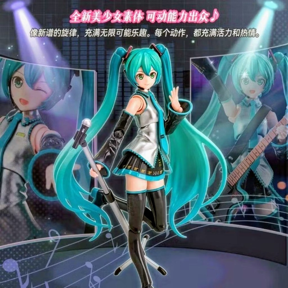 【艾模玩】全新現貨 布魯可 初音未來 積木人 奇蹟版 可動 組裝模型 英文版包裝-細節圖3
