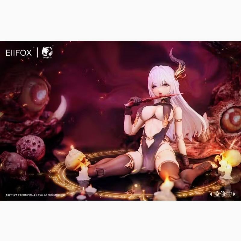 【艾模玩】全新現貨 正版 BearPanda 華夏神鬼系列 第一彈 畫皮 1/12 可動 公仔-細節圖3