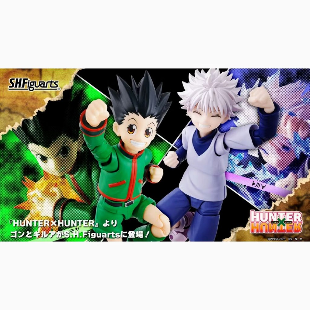 【艾模玩】代理版 全新現貨 S.H.F SHF HUNTER×HUNTER 獵人 小傑 奇犽 可動 公仔 貪婪之島 再販-細節圖3