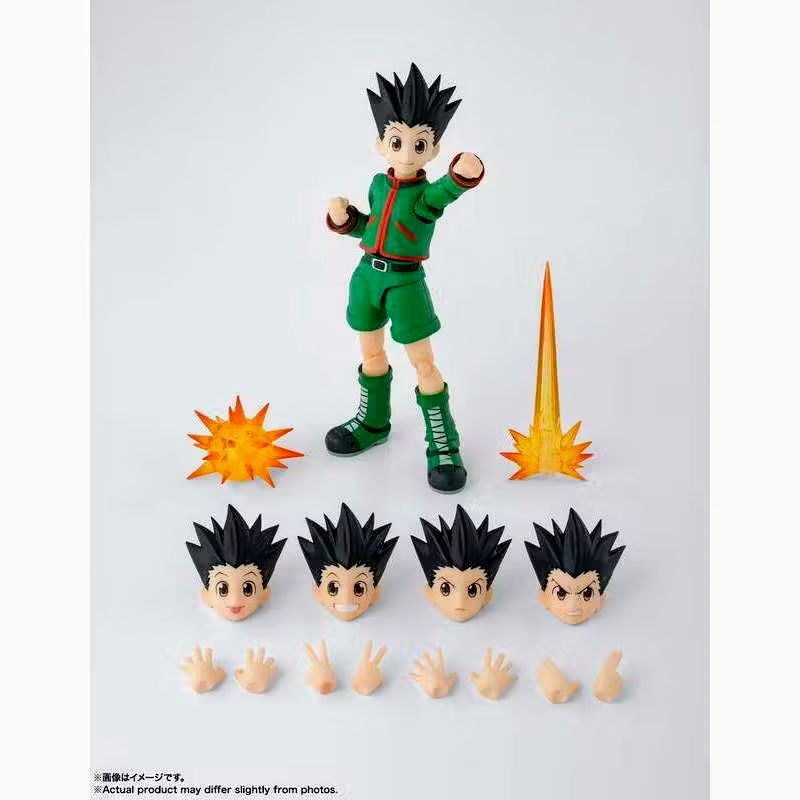 【艾模玩】代理版 全新現貨 S.H.F SHF HUNTER×HUNTER 獵人 小傑 奇犽 可動 公仔 貪婪之島 再販-規格圖7