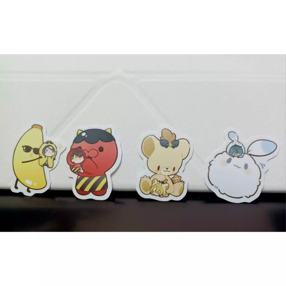 彩虹社 || Luxiem粉絲形象防潑水透明全斷貼紙 ||【塔上的抹茶可可】-細節圖3