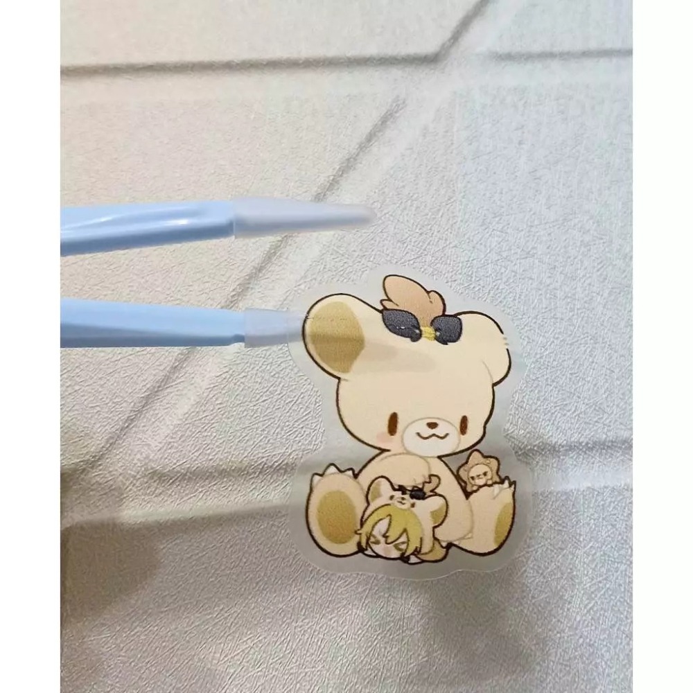 彩虹社 || Luxiem粉絲形象防潑水透明全斷貼紙 ||【塔上的抹茶可可】-細節圖4