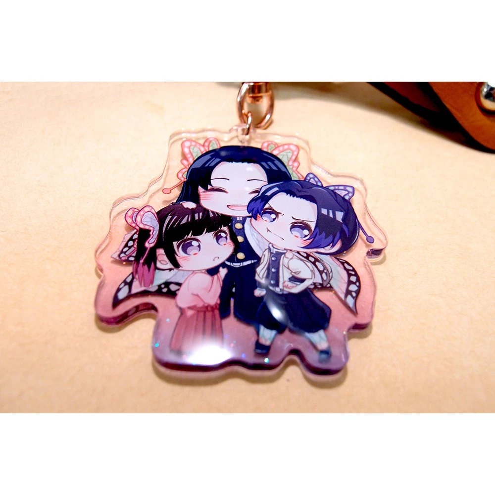 鬼滅之刃 || 花蟲組、不死川兄弟 - 亮粉壓克力吊飾 ||【塔上的抹茶可可】-細節圖2