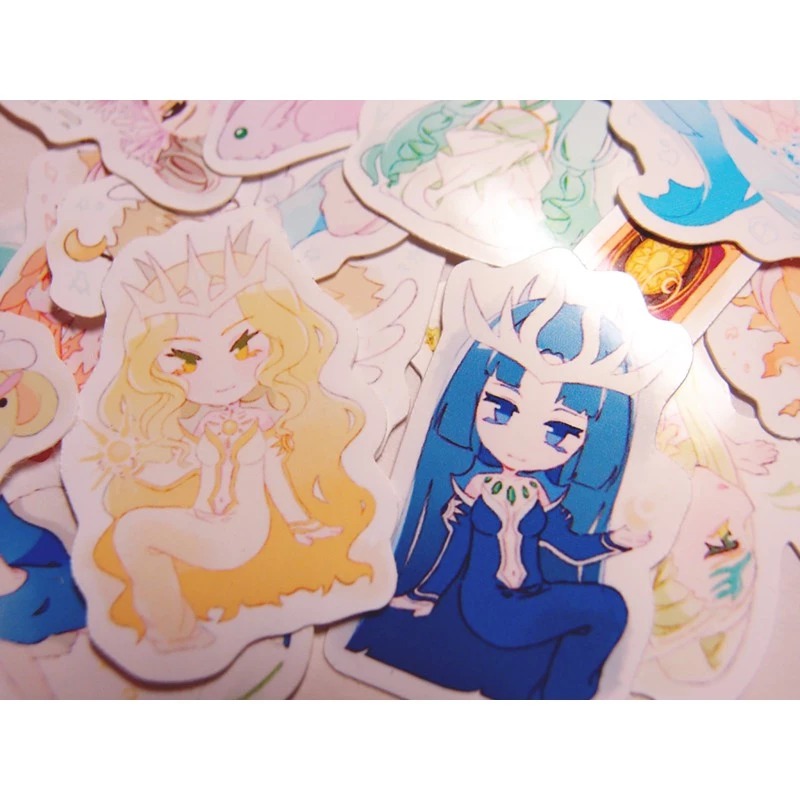 庫洛魔法使 || CCS庫洛牌珠光全斷貼紙 ||【塔上的抹茶可可】-細節圖2