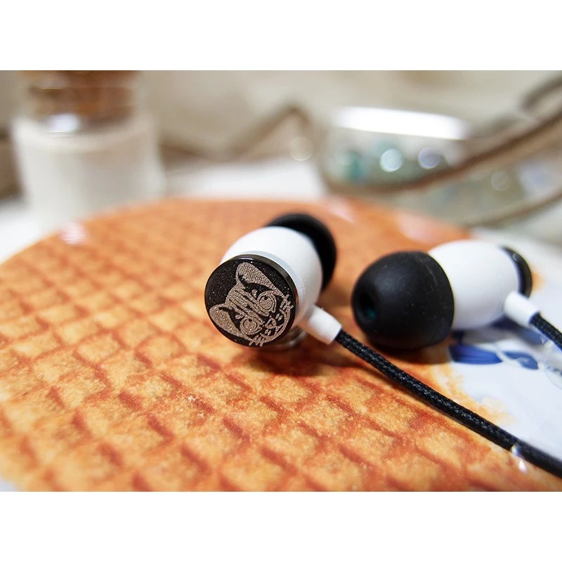 臺灣保育類系列 || 入耳式有線手作耳機 - 黑熊、石虎 || 【Bomb!Pumpkin】-細節圖2