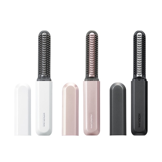 日本 KOIZUMI 掌心魔法梳 無線迷你瀏海造型梳型離子夾-細節圖6