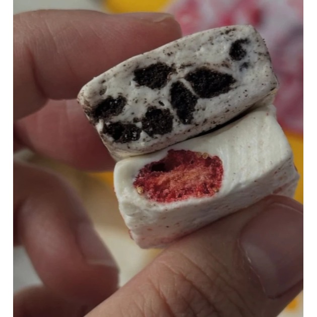 現貨 韓國🇰🇷TWIZEL棉花糖軟糖80g 草莓 巧克力 棉花糖-細節圖5