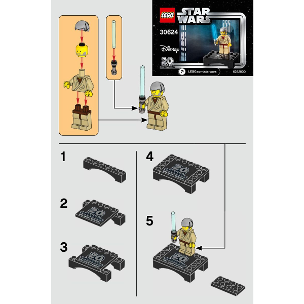 ||一直玩|| LEGO 30624 Obi-Wan Kenobi polybag 歐比王 20週年-細節圖2