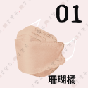 【令和 4D立體成人醫用口罩】醫療口罩 醫用 魚口口罩 成人 台灣製造 KF94 立體 橘 粉 藍 奶茶 黑 紫-規格圖9