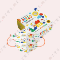 【普潔 3D立體親子醫用口罩】醫療口罩 醫用 立體口罩 親子 台灣製造 三麗鷗  繽紛玩樂 野餐時光 甜心樂園 第二波-規格圖2