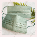 【水舞生醫 平面成人醫用口罩】醫療口罩 醫用 平面口罩 成人 台灣製造 雙鋼印 暈染花卉 綠野平疇 法式碎花-規格圖1