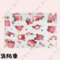 【永猷 平面幼幼醫用口罩】醫療口罩 醫用 平面口罩 幼幼 台灣製造 雙鋼印 白色 白 兔子 獨角獸 挖土機 消防車-規格圖1