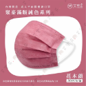 【聚泰 平面成人醫用口罩】醫療口罩 醫用 平面口罩 成人 台灣製造 雙鋼印 素色 純色 各式顏色-規格圖1